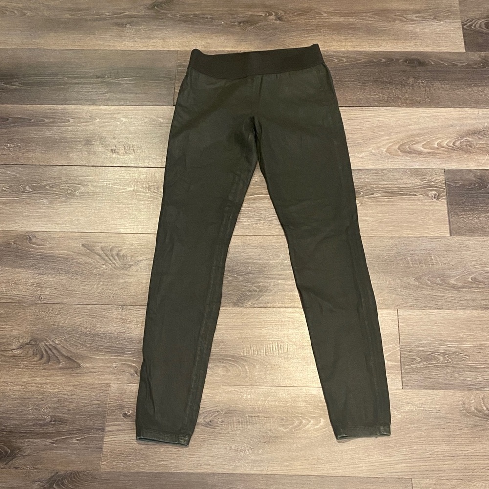 Goldsign Green and Black Leggings Suze 27 NWOT